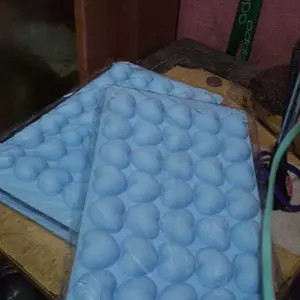 Cetakan Jelly Love Gemoy 35 Lubang / Cetakan es batu Hati JUMBO 35 Lubang dengan Bahan PP Plastik Berkualitas Tinggi