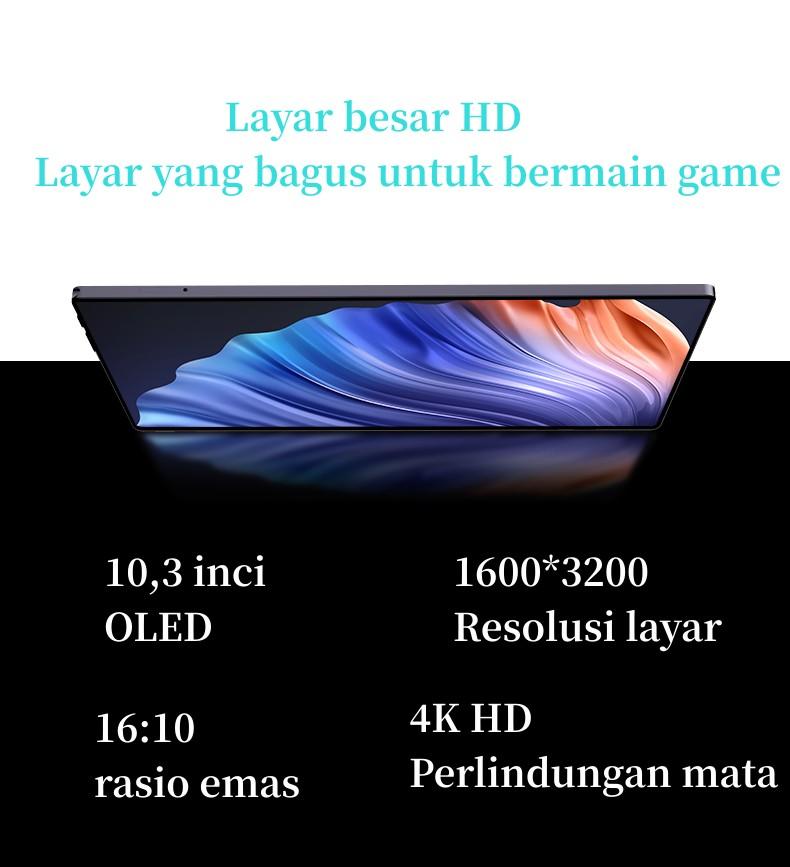 Product Introduction of Produk baru 2024 Han.Z MatePad H13 Pro Tablet 10,3 inci [16GB+1TB] pengalaman seperti PC profesional | Tampilan layar penuh warna OLED ultra-tipis l 120Hz | PC yang dapat Anda bawa saat bepergian Wifi 1