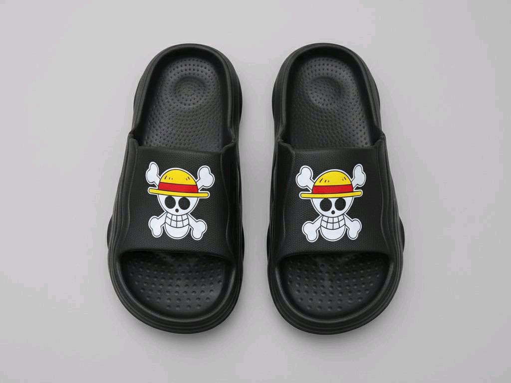 VIRAL Sandal anak laki-laki model selop karkarakter one piece / wanpis tanpa tali