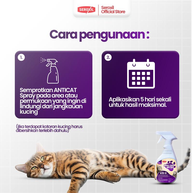 Cat Repellent 500ml Seroxil Parfum Pengusir Kucing BAB PUP Sembarangan / ANTI CAT 2