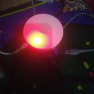 Lampu Samping Tempat Tidur LED USB | Lampu Tidur LED Rechargeable | Lampu Malam Tombol LED Magnet | Lampu Emergancy