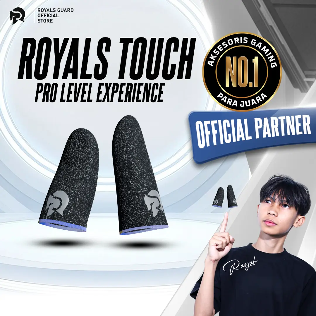 Royals Guard Royals Touch Sarung Jempol Jari Gaming Premium Anti Keringat