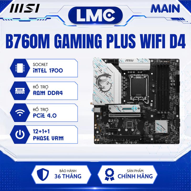 Mainboard MSI B760M GAMING PLUS WIFI DDR4