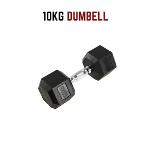 POTENCE Dumbbell Hexagon 10kg Dumbel Dumbell Barbell Hexagonal 10 Kg Barbel Besi
