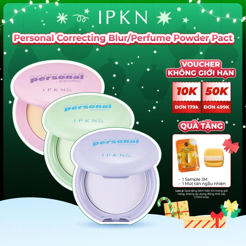  Phấn Phủ Nén Daiso x IPKN Personal Perfume Powder Pact 5.5 9g 