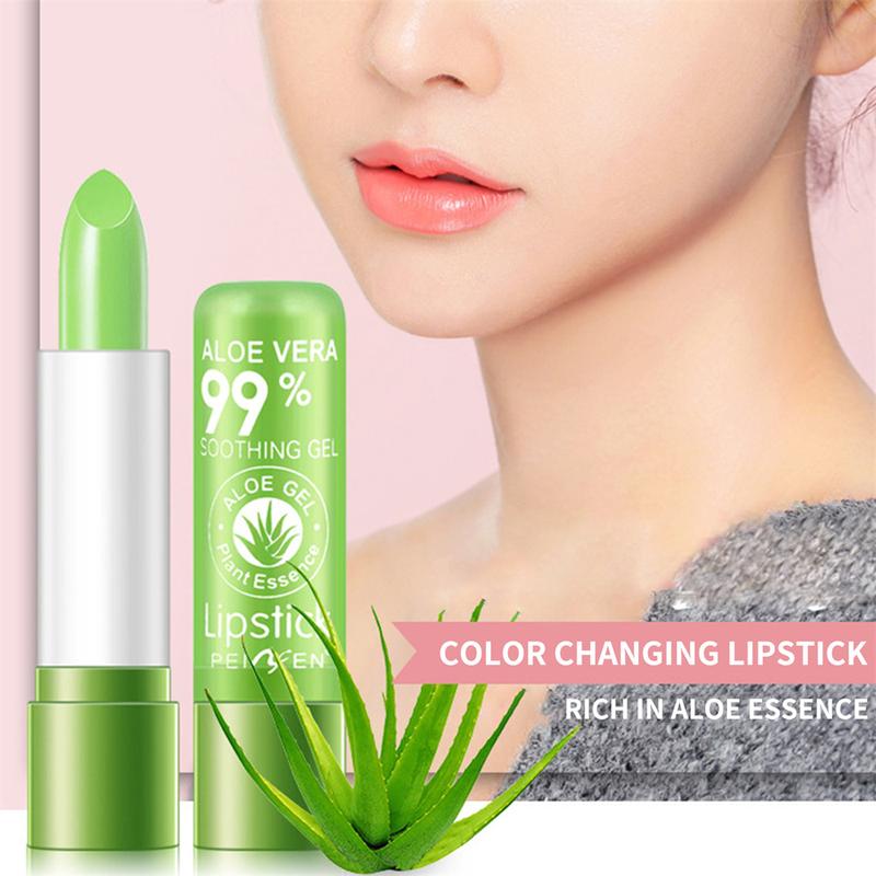 Son Môi Thay Đổi Màu Sắc Nhiệt Độ Son Môi Lâu Trôi Không Thấm Nước Dưỡng Ẩm Nuôi Dưỡng Làm Mịn Đường Nét Môi Son Dưỡng Môi Chăm Sóc Môi 2.7G