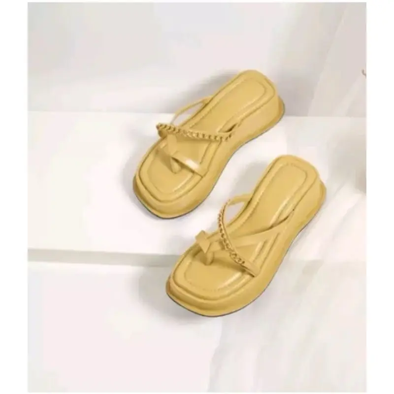 Sandal Platform Wanita Sendal Busa Puffy BK 17 Kasual Perempuan 4