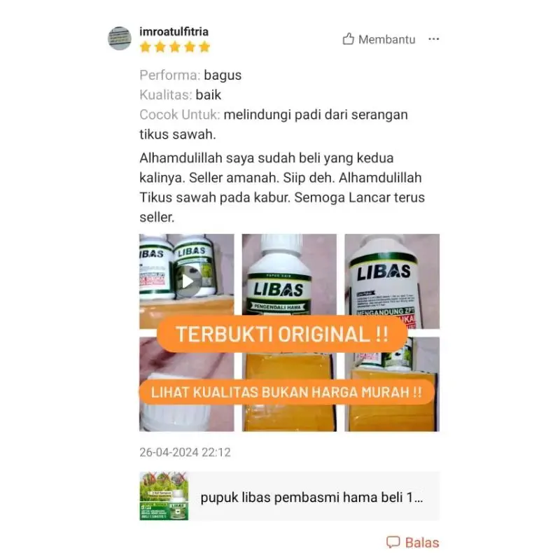 BELI 3 BOTOL GRATIS 1 BOTOL PUPUK LIBAS PEMBASMI HAMA DAN BAKTERI TANAMAN Daun Tumbuhan 5