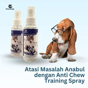 Paws Village Anti Chew Training Spray-Mencegah Anjing Menggigit-Melatih Anjing-Semprot Latihan Anjing
