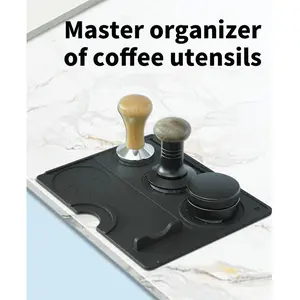 Tamping Mat Espresso Silicone Alas Tamper Portafilter One Two Cups S24