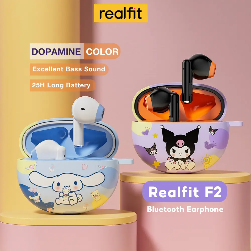 Tai nghe Bluetooth Dopamine Mini, Realfit F2, tai nghe không dây TWS đầy màu sắc | BigBuy360 - bigbuy360.vn