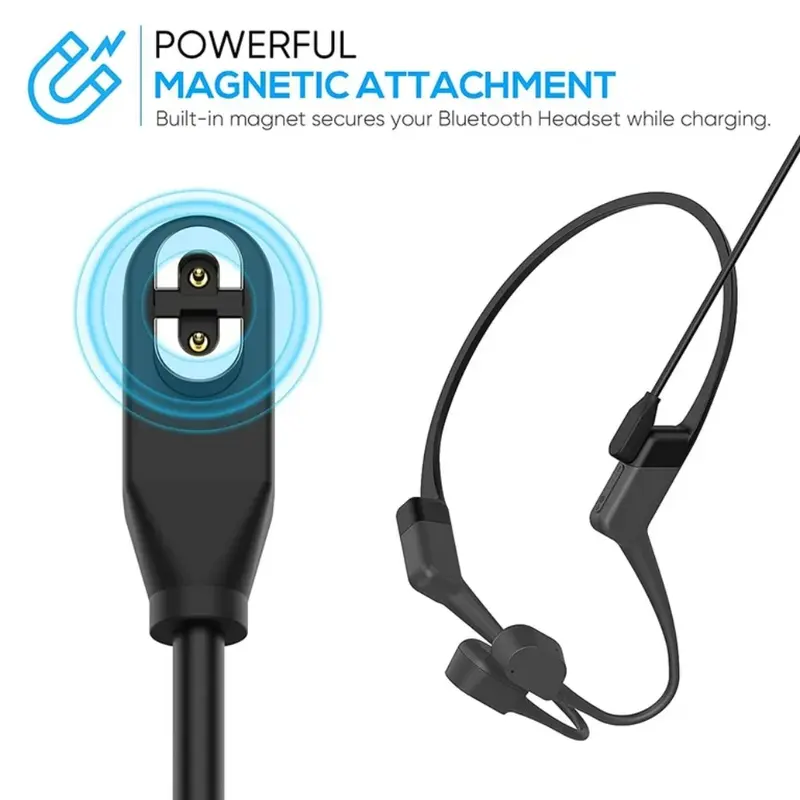 Magnetic Charging Cable 100cm for SHOKZ AfterShokz Bone Conduction