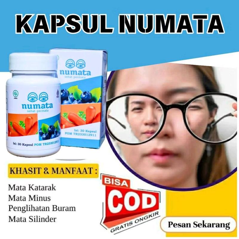 Kapsul NUMATA ASLI 30 Kapsul Katarak Silinder Minus Plus Mata 0