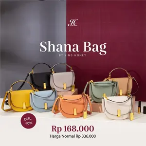 SHANA BAG JIMHONEY (FREE BOX) TAS SELEMPANG