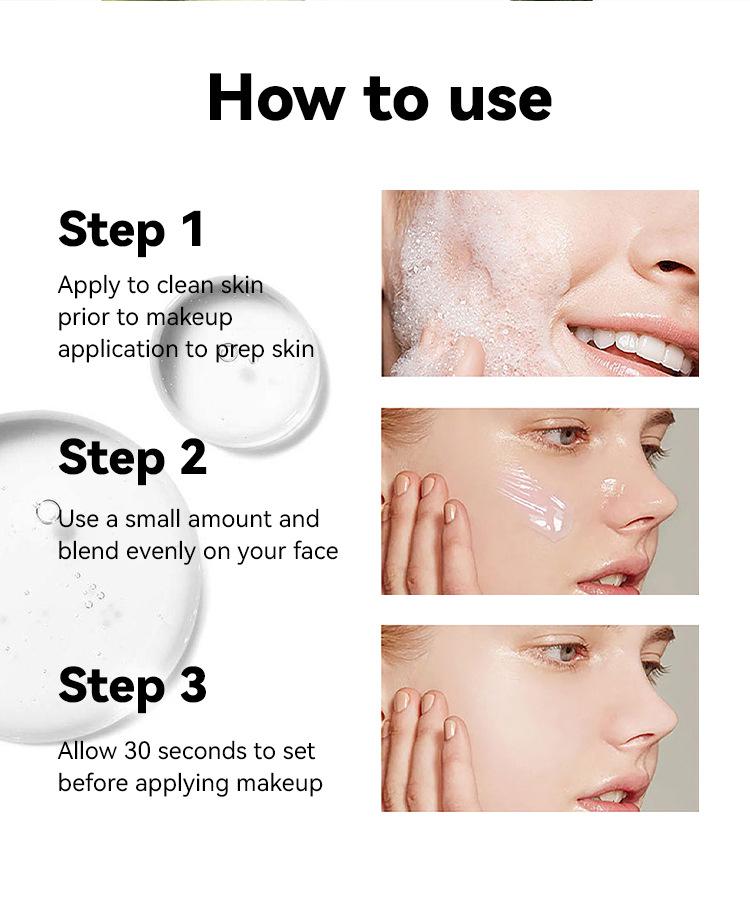 Product Introduction of Moisturizing makeup primer, light and moisturizing primer, skin tone brightening makeup primer 10