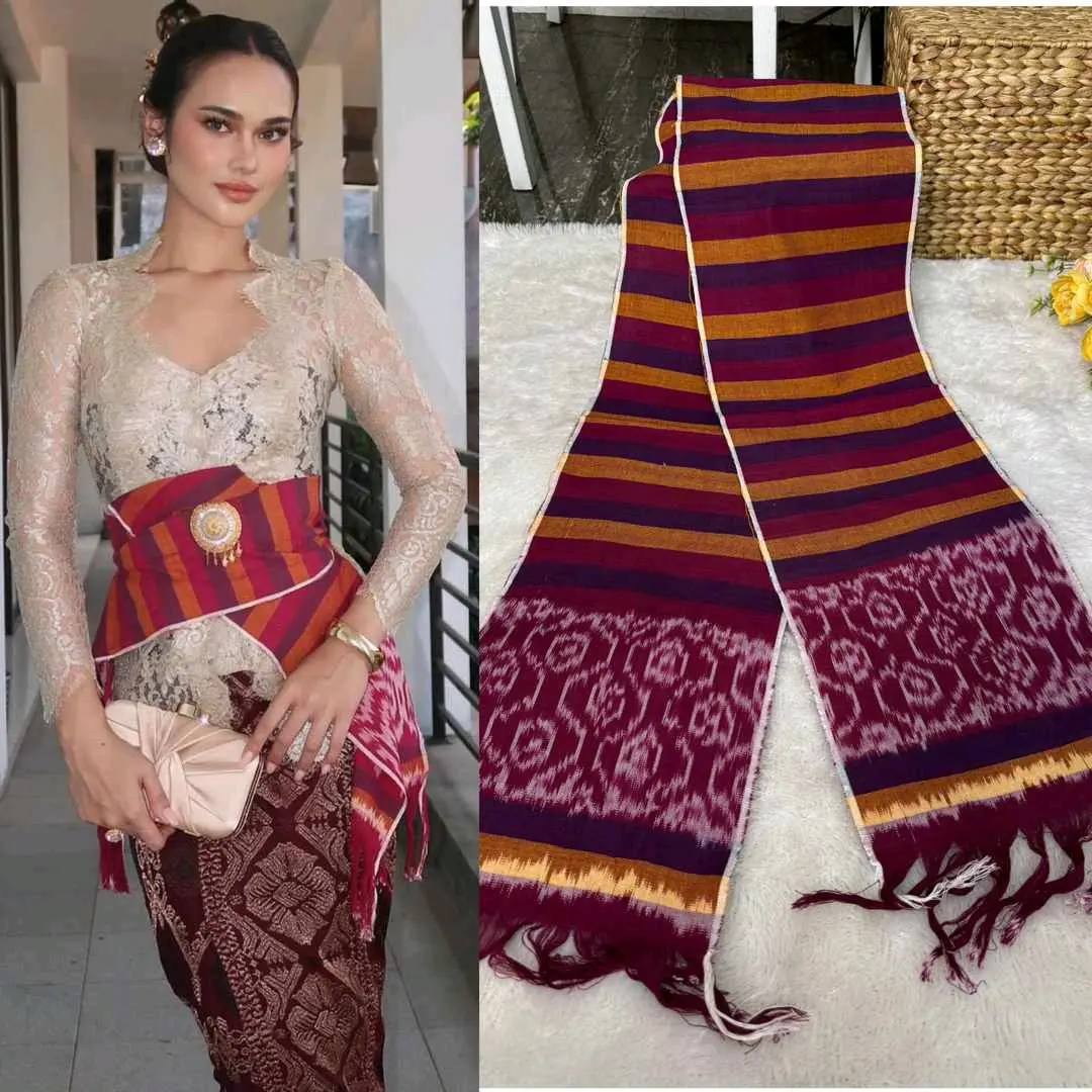 Selendang Tenun Plendoan Terbaru | Selendang Bali | Selendang Kebaya