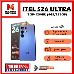 ITEL S26 ULTRA (8GB/128GB) > (8GB/256GB) - GARANSI RESMI ITEL