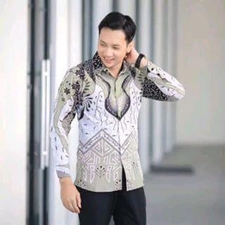 Product Introduction of KEMEJA BATIK PRIA LENGAN PANJANG MOTIF RAHWANA RAJA KEMEJA TERBARU Katun Seragam Pekalongan Baju 4