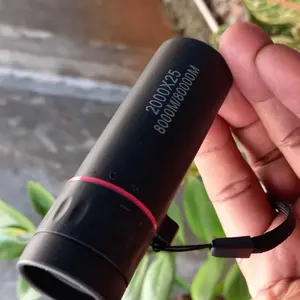 Teropong Monokular Portable HD BAK4 FMC 2000x25 MR-20 Teleskop Mini untuk Observasi Jarak Jauh dan Detail Alam dengan Lensa BAK4 FMC untuk Camping