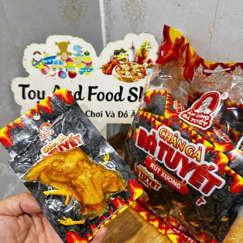 [Mẫu mới] Bịch 20 gói Chân gà rút xương Bà Tuyết vị cay tê-26gr/gói
