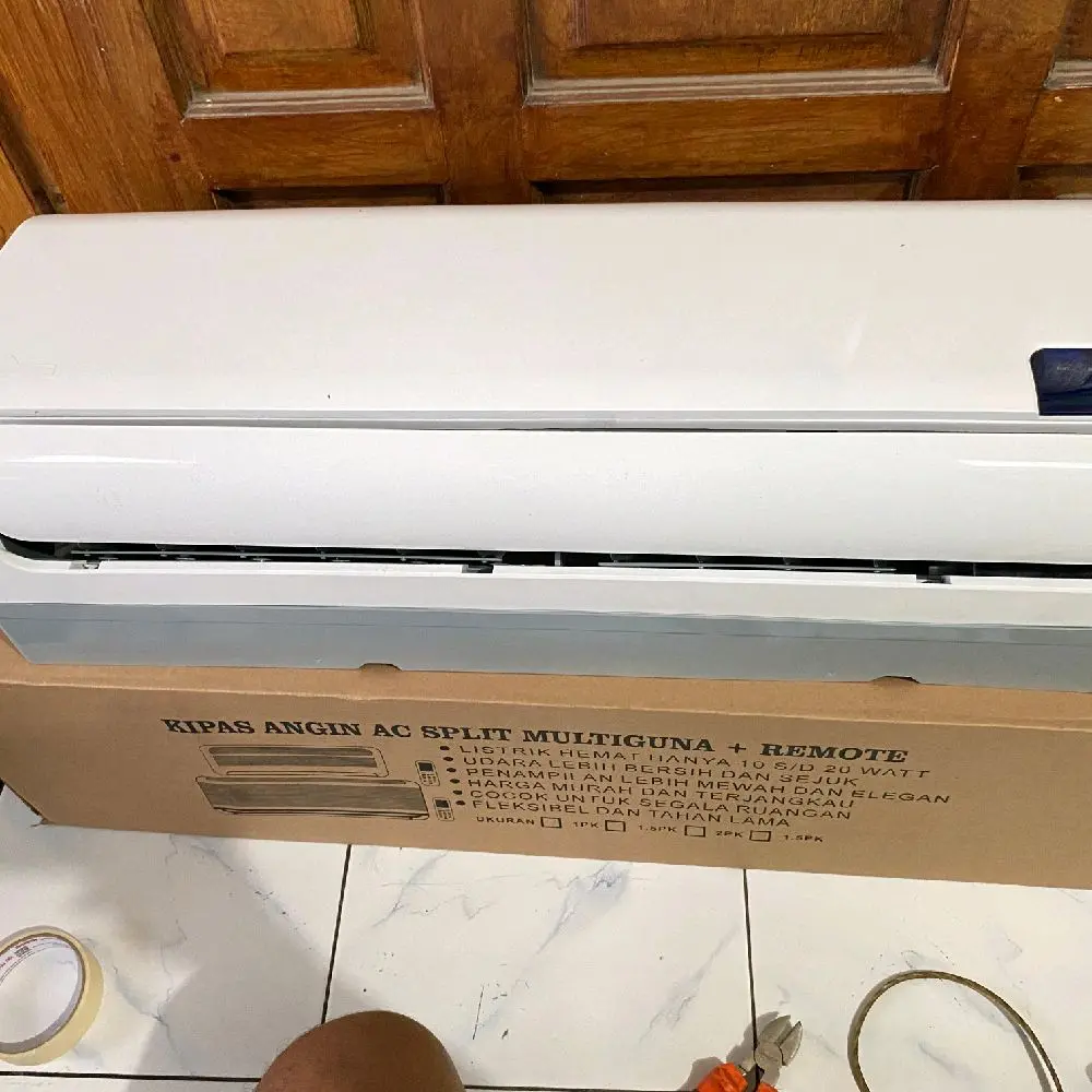 kipas model ac manual pake puteran bisa diatur kecepatan nya
