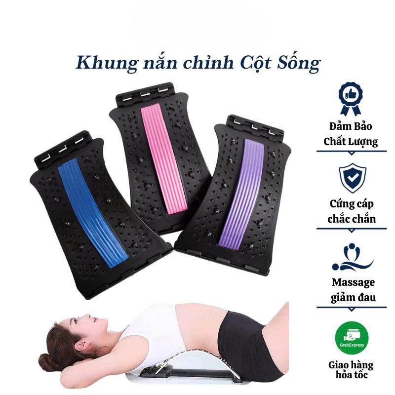  Khung Massage nắn chỉnh cột sống dụng cụ Massage hỗ trợ tập lưng  cổ  vai  gáy và điều trị thoát vị đĩa đệm phù hợp mọi lứa tuổi 