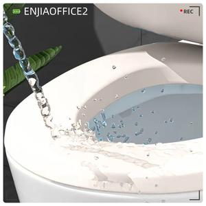 Tapa Suave del Inodoro Material PVC Impermeable y Anti-Manchas Fácil de Instalar Compatible con Varios Inodoros