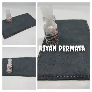 Paket gosok pengkilap batu akik kain dan serbuk spon