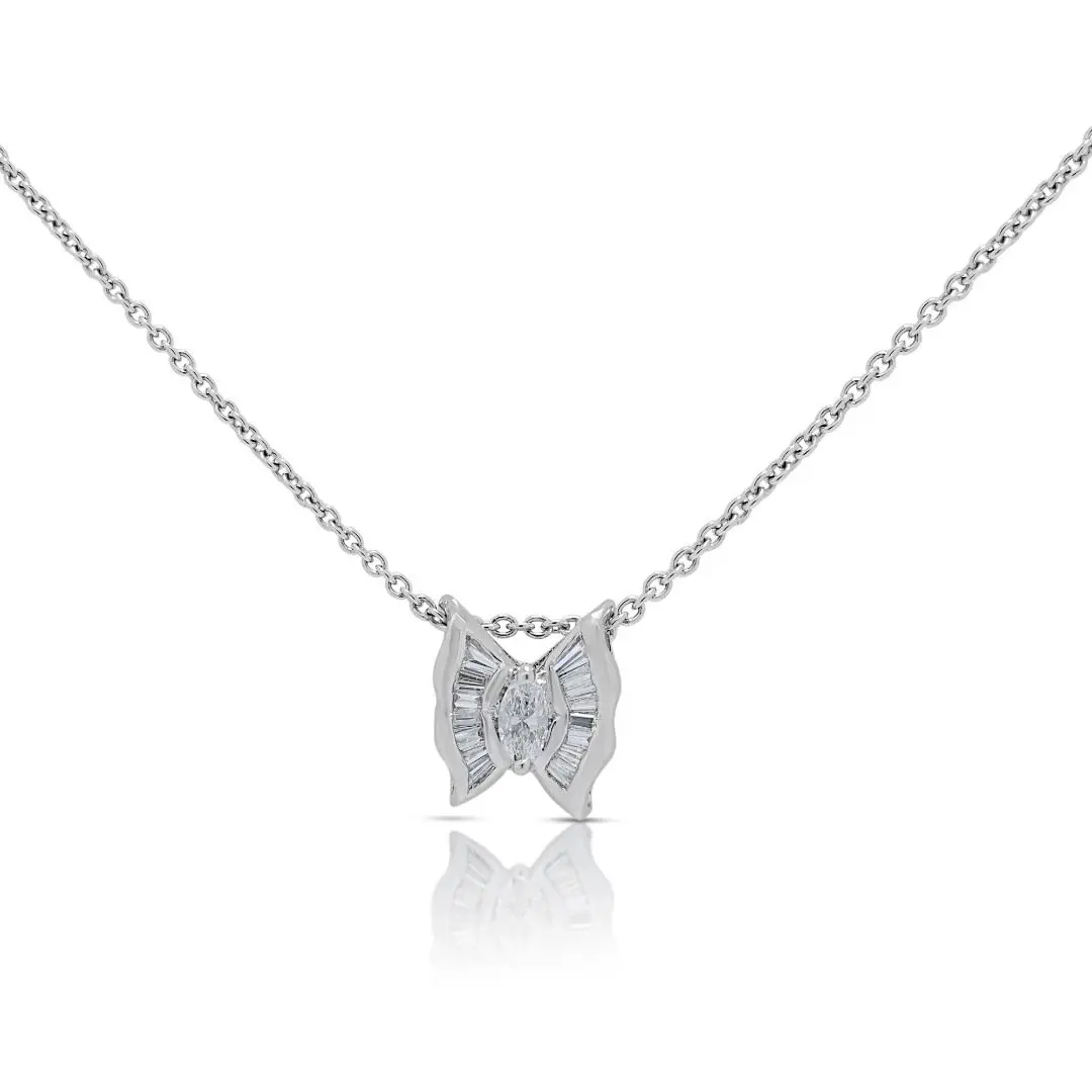Enchanting 0.26ct Diamonds Pendant (Chain not Included)