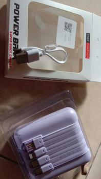 Product Review of 【COD】Hot Sale 20000mAh Mini Power Bank with 4 USB Ports Fast Charging and LED Display, Portable for iOS/Android Phone Charging - Power Bank Charger Pink (Free Shipping) from m**a j**o 3