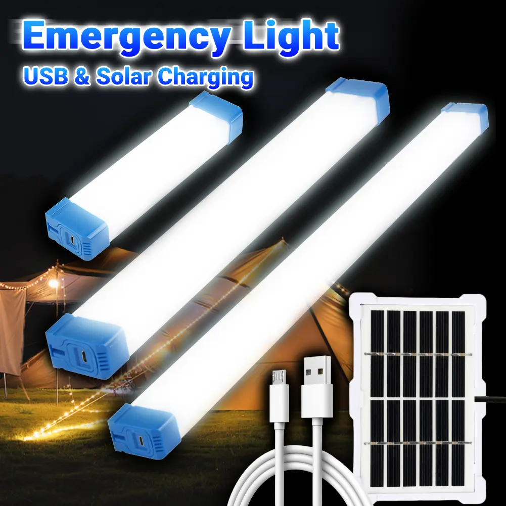 Đèn khẩn cấp LED, Đèn có Thể Sạc Lại USB, Ống đèn pin lithium, Bóng đèn di động Thích hợp cho chợ đêm và ngoài trời, Hàng Có Sẵn có hàng