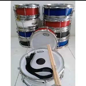Snare Drum Picolo Supporter Mainan Anak-Anak Ukuran 10inch dengan Bonus Stik dan Sabuk