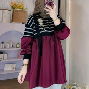Fasha top  Ld 115 Pb 70-75cm Matt katun salur mix knitt premium