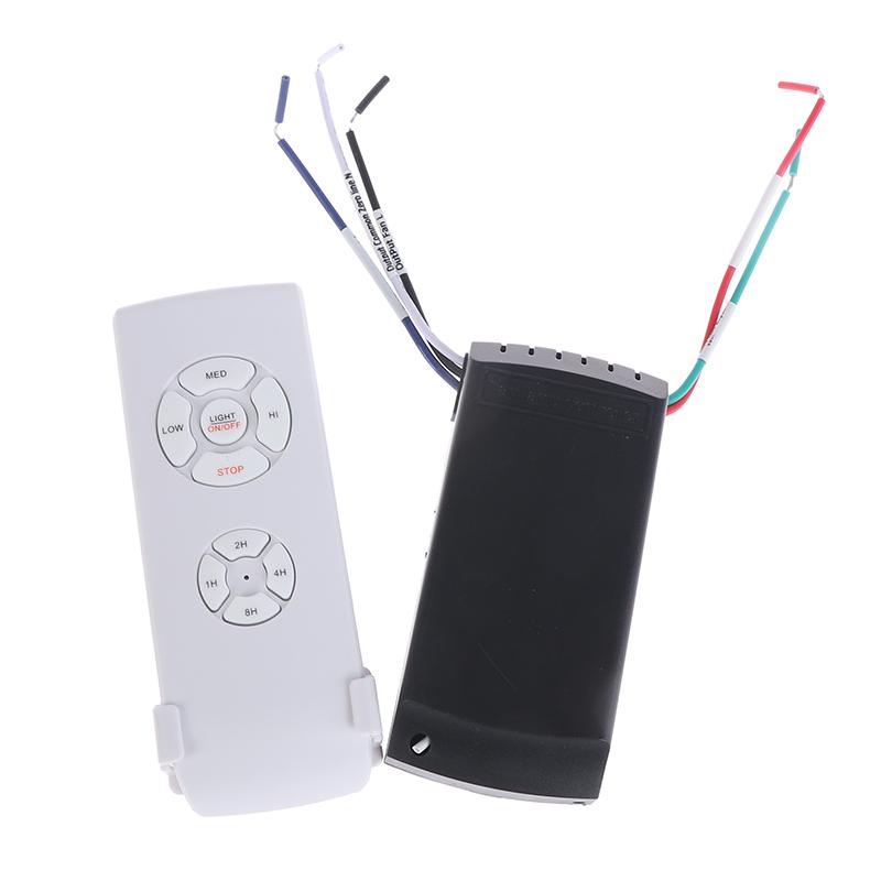 Product Introduction of 110-240V Universal Ceiling Fan Lamp Speed Remote Control Kit Timing Wireless 33