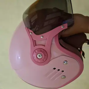 Helm Bogo Retro Solid Bipplast Terbaru Helm Wanita Kekinian Hijab Friendly SNI Premium Motorcycle