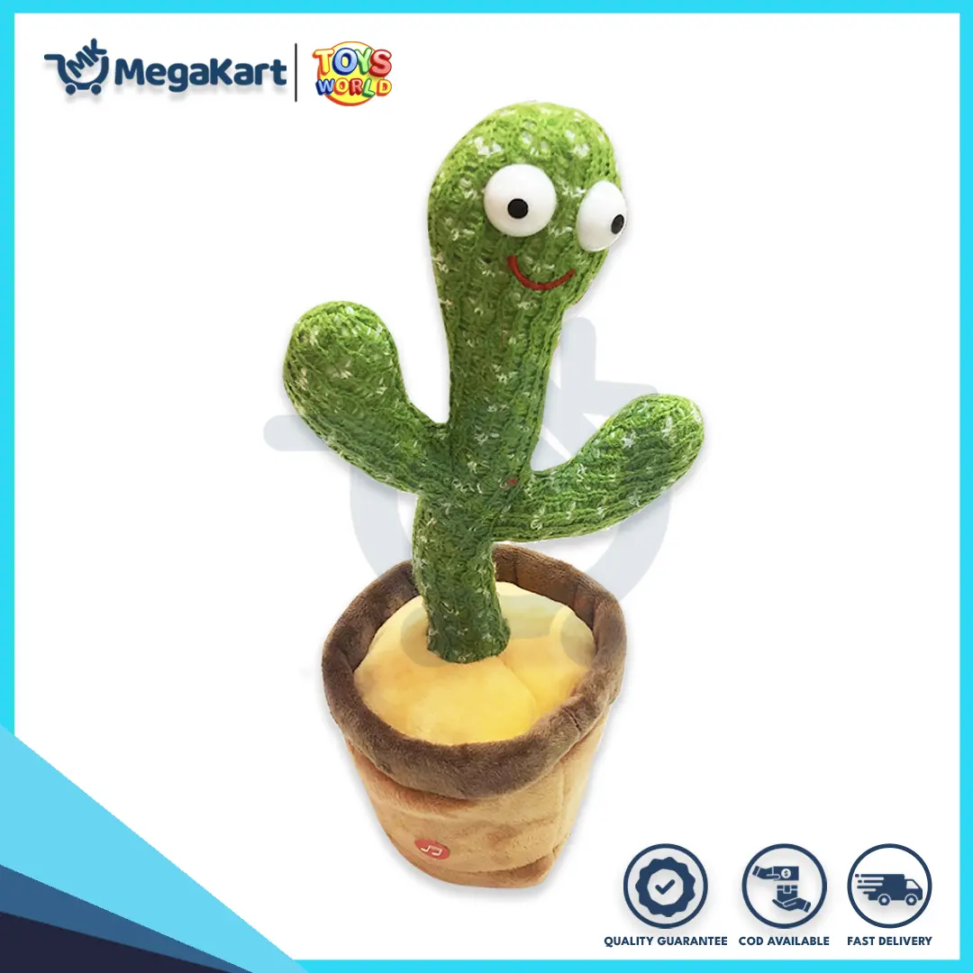 120 Songs Tik Tok Electric Cactus Dancing Cactus Plush Toy Can Sing Dance Record Luminous Early Childhood Education Toys