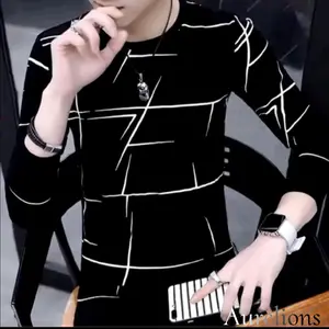 A - Kaos Lengan Panjang Full Printing Distro / Kaos Pria / Kaos Printing Pria / Kaos Keren Pria / Kaos Garis Pria / Kaos Casual Pria / Kaos Santai / Kaos Terbaru Baju Nyaman