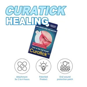 Curatick Plester Sariawan Protection Patch No Steroid Natural Healing - Original Korea