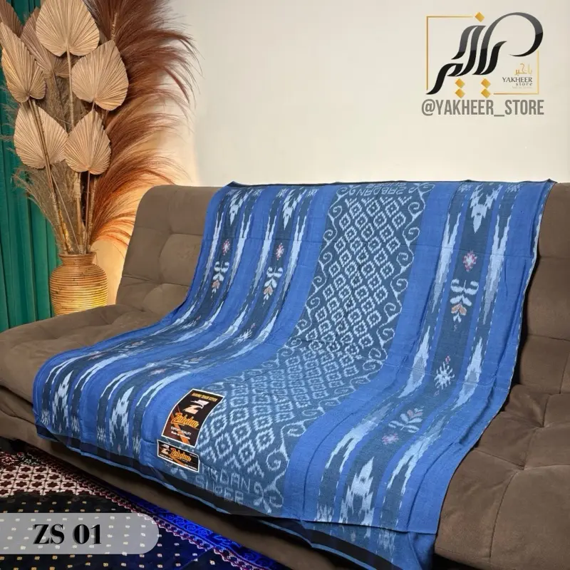 SARUNG GOYOR ATBM JAHITAN TENGAH MOTIF SUTRA MERK ZABDAN SUPER Tenun Dewasa