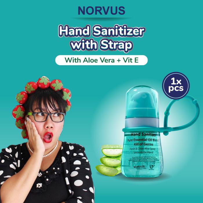 Gambar Norvus x Mommy Wongndeso - NORVUS - Hand Sanitizer 50ml with Strap untuk Semua Jenis Kulit dari Norvus Indonesia Kota Administrasi Jakarta Barat Tokopedia