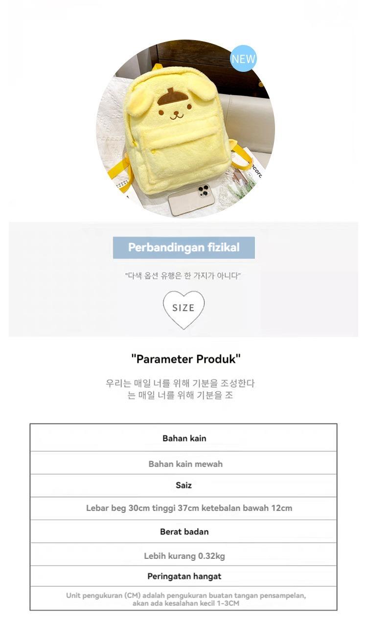 Product Introduction of Large capacity backpack, Cute 3D Cartoon Design, Funny, Suitable for Girls, Luxury Backpack, Suitable for College Students, Cute Style, New Arrival Cartoon Backpack Bags Ransel 1