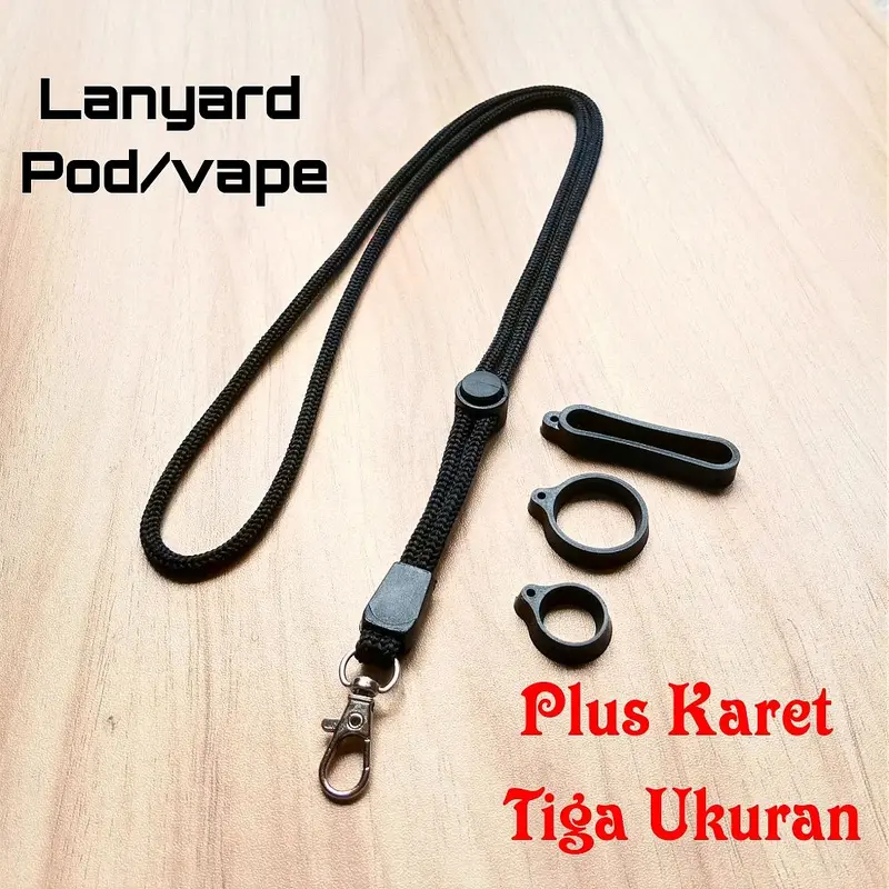 Promo tali lanyar gantung hp Id card pOdz plus O ring 3ukuran dll 5