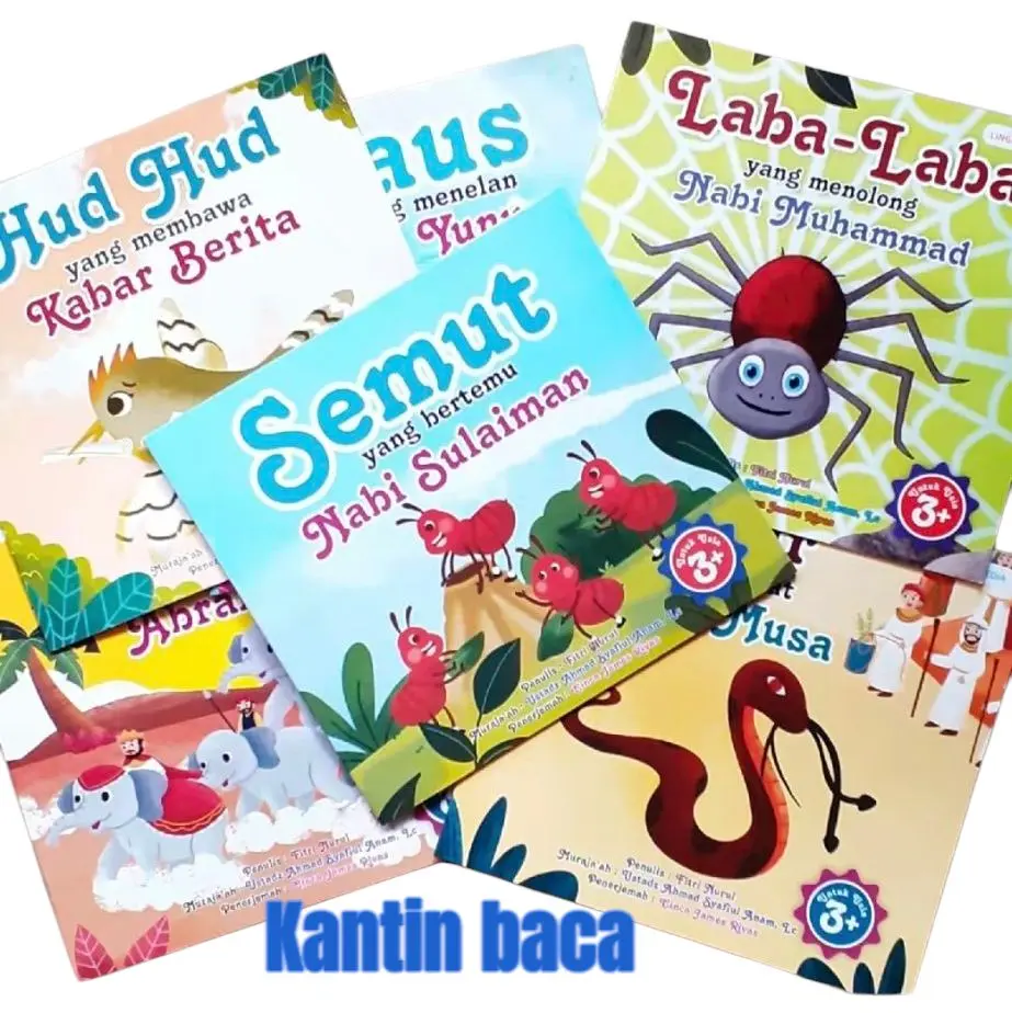1 Paket Cerita Anak Muslim Hewan Dalam Al Quran Isi 6 Buku Untuk Anak bukue dukasian
