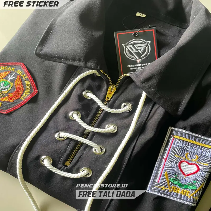 Sakral RESLETING PSHT SEMI JETBLACK DAN SUPER JETBLACK + BED IPSI DAN BENDERA free sticker 5