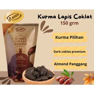 Kurma Coklat Almond by Renaco- Makanan, Food Oleh Oleh Haji Umroh Khas Tangerang