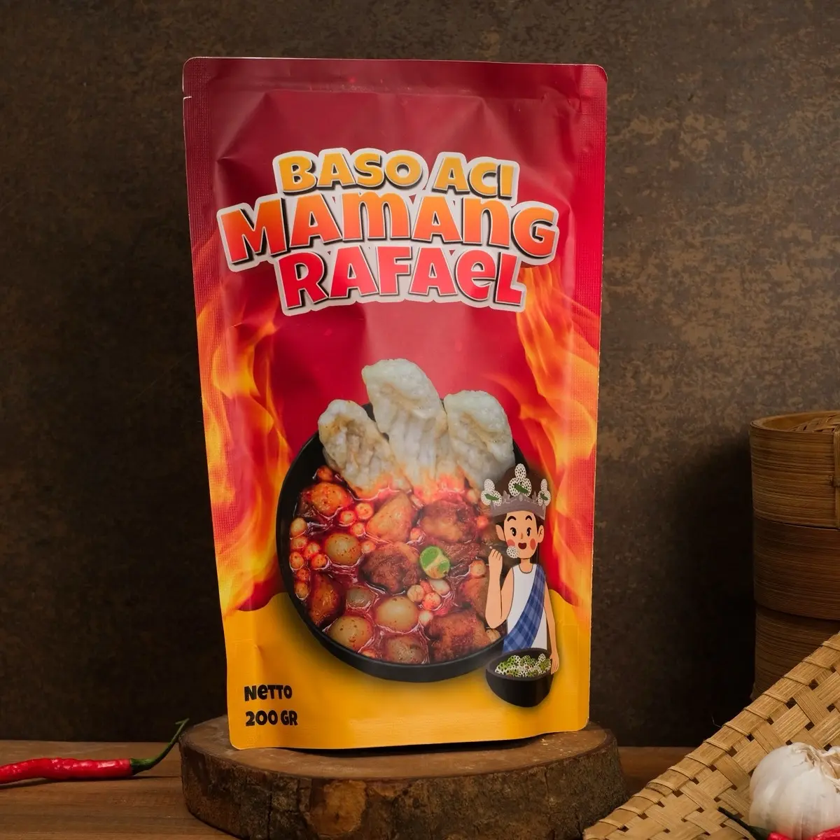 Baso Aci Mamang Rapael - Makanan Instan - Food Pedas Bawang