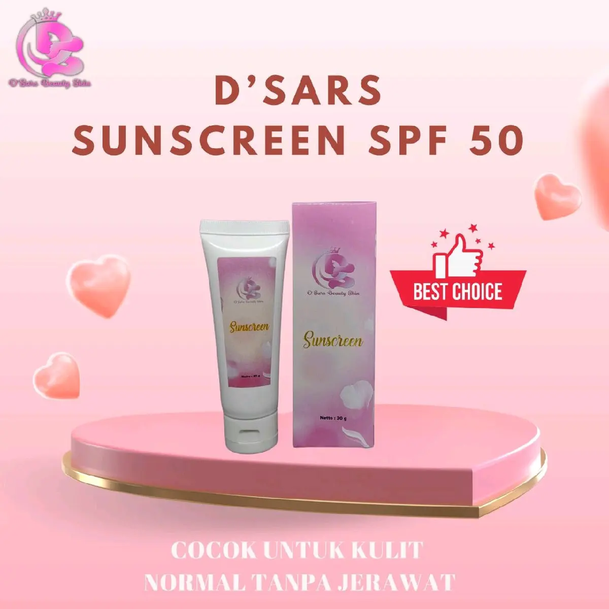 SUNSCREEN SPF 50 by DSAR BEAUTY SKIN