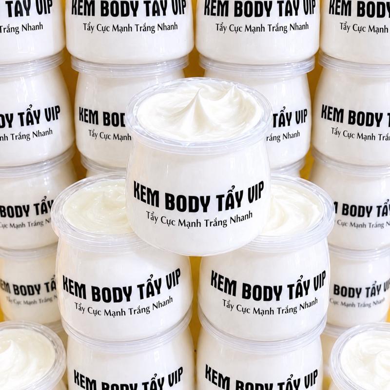 1 HỦ (KEM BODY TẨY VIP)- 100G TẨY CỰC MẠNH TRẮNG NHANH