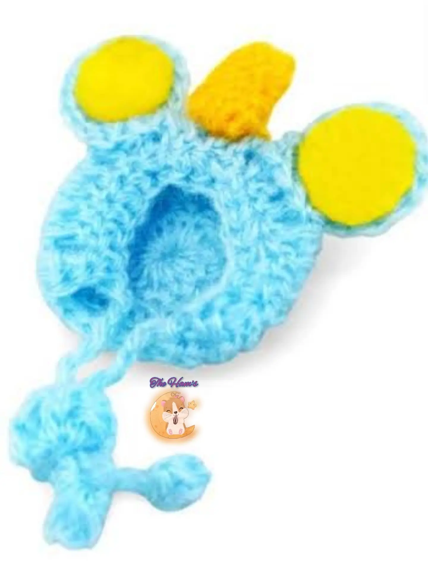 (The Ham's) TH-M002 Topi Hamster Rajut Topi Bando Baju Mainan Kucing Kitten SugaGlider Marmut Monyet Topi Hamster