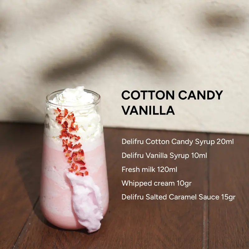Vanilla Syrup Delifru 500 ml - Sirup Vanila Premium 3